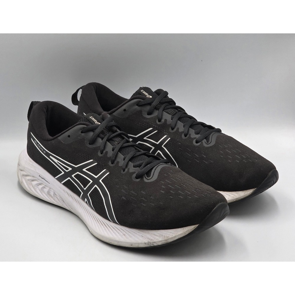 ASICS‎ GEL-Excite 10 Mens Size 13 Black White Running Walking Shoes 1011B600